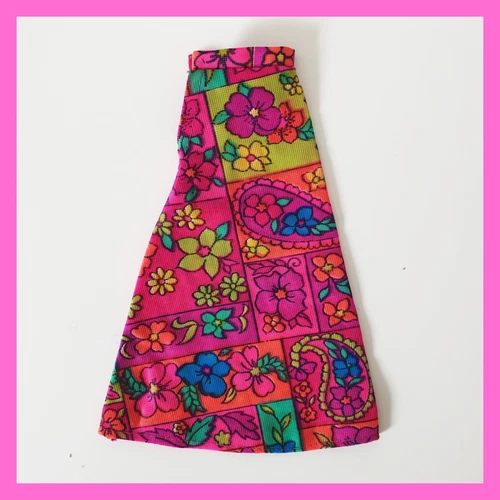 Vintage Barbie Doll Clone Tressy Bild Lily Uneeda MOD Era Floral Skirt Pattern