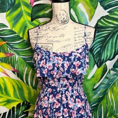 Cotton: On Juniors XS Blue Pink Disneybound Sleeping Beauty Summer Spring  Dress | eBay