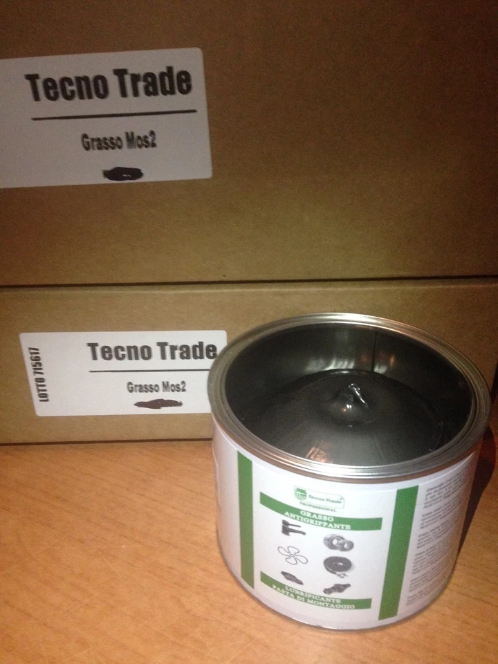 TECNOTRADE Grasso al bisolfuro di molibdeno MoS2 x giunti omocinetici e altro da 1000ml