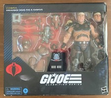 G.I.JOE CLASSIFIED SERIES DELUXE  135 COBRA DREADNOK ROAD PIG & RAWKUS