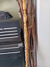 hand carved walking stick