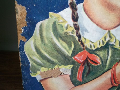 Rare vintage "RIO" Orange Juice advertising cardboard sign printed in India. - Picture 6 of 12