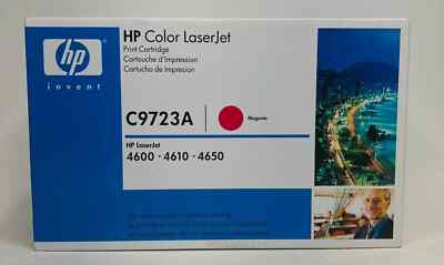 Cartouche Toner HP 641A Magenta C9723A – Authentique, Neuve Scellée, Emballage D'origine