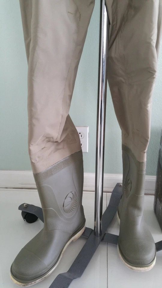 Snowbee Classic Chest Breathable Waders Sz 7 Bootfooted Full Felt Sole Suspender - Image 3 of 4