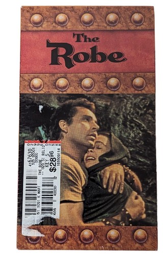 VTG CBS FOX The Robe Factory Sealed VHS Tape 1953 1990 Burton Simmons NIP