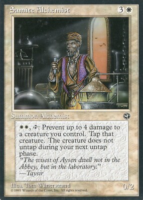 1X SAMITE ALCHEMIST (VERSION 2) HOMELANDS MTG MAGIC MP X1 (yourdeckbuilder)