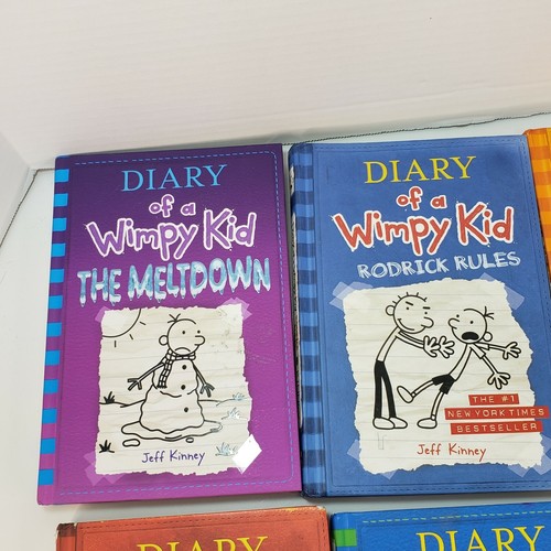 Menge 5 Tagebuch eines wimpy Kid HARDCOVER Bücher guter Zustand. Kinney - Amulett - Bild 3 von 9