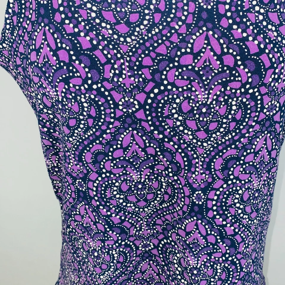 Top bohemio sin mangas SB Active para mujer grande L tonos morados rosa claro Foto 3 de 4