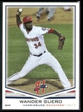 Wander Suero 2017 Harrisburg Senators Team Set 