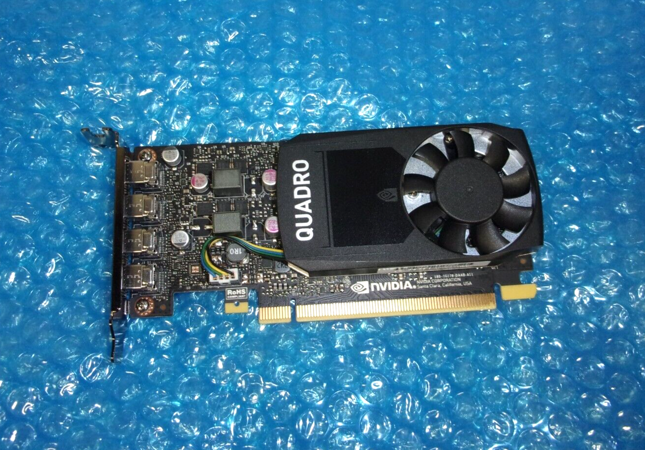 nVidia Quadro P620 2GB 4x Mini DP L11436-002 L85877-001 Video Card Low  Profile