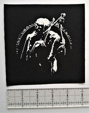 Skeleton Playing Violin Patch Occult Gothic pentagram satanic skull memento mori