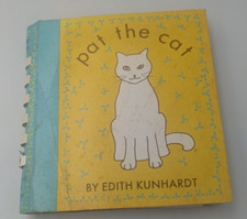 Vintage Pat the Cat Pat the Bunny Touch-and-Feel Children's Golden Book 1986