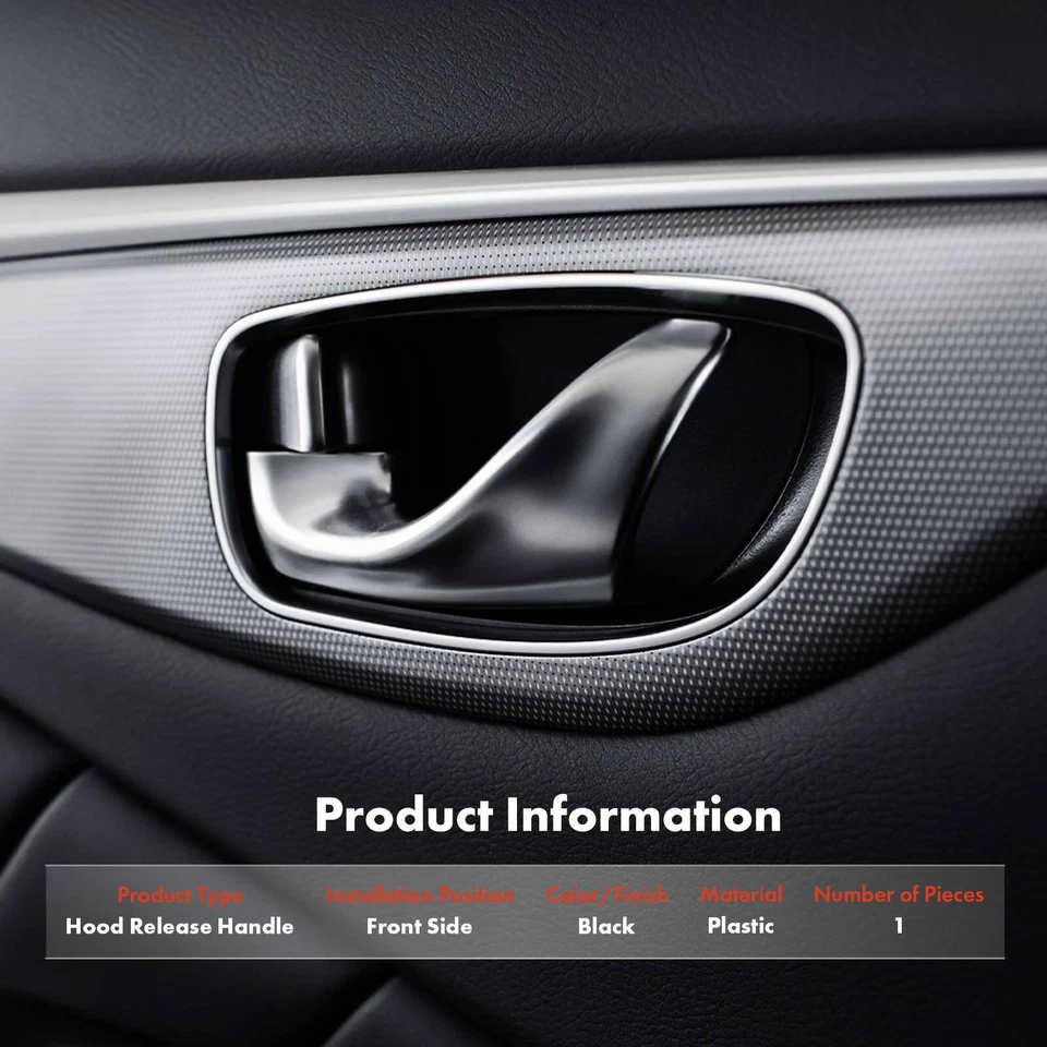 Manija de palanca de liberación del capó delantero para BMW Serie 3 X1 M3 128i 135i E90 E92 E82 E84 Foto 3 de 4