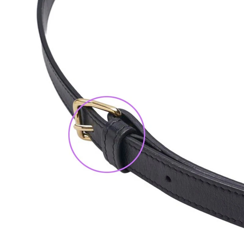 Borsa a tracolla Celine nera Cuir Triomphe Folco