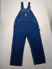Liberty Denim Bib Overall Men's Size 42 x 30 Dark Wash Straight Leg Workwear New