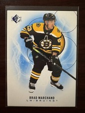 2020-21 Upper Deck SP Hockey Base Blue #35 Brad Marchand - Boston Bruins