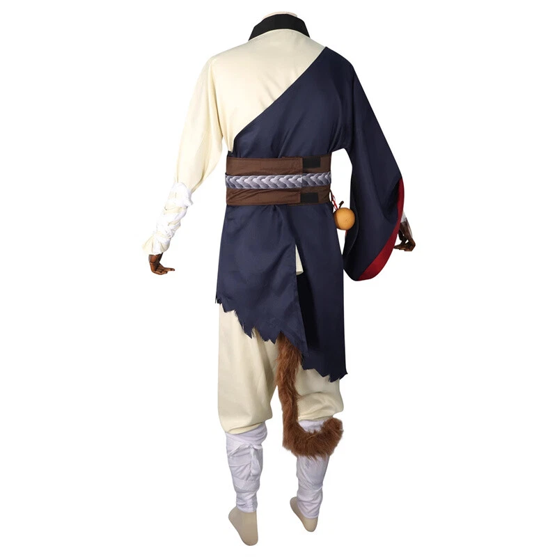 Black Myth: Wukong El Rey Mono Disfraz Trajes Conjunto Completo Juegos con disfraces  Foto 4 de 4