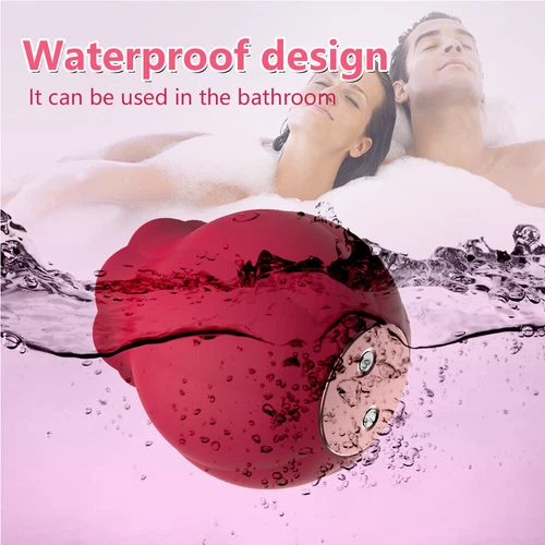 Silikon-Vibrator-Lecken-Sauger-Frauen-Massagegerät-10 Vibrationen USB Wiederaufladbar - Bild 3 von 21