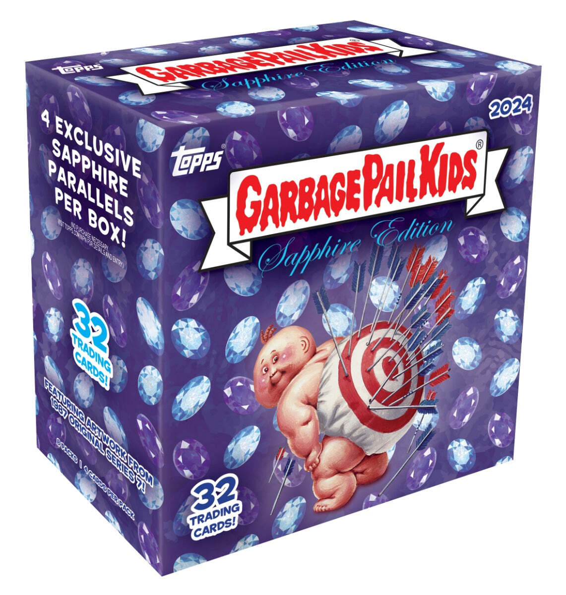 2024 TOPPS CHROME SAPPHIRE EDITION GARBAGE PAIL KIDS 7 GPK HOBBY