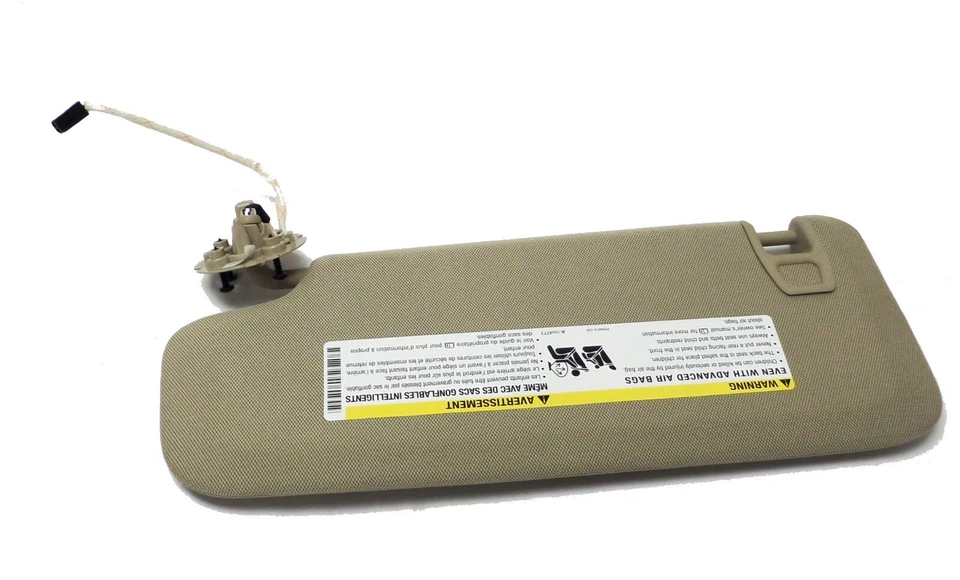 SunVisor lado pasajero cachemir con espejo iluminado y ajuste Malibu LaCrosse Verano Foto 3 de 4