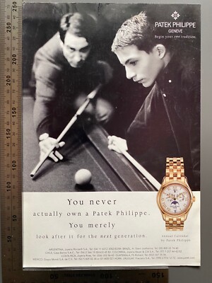2000 Patek Philippe Jahreskalender Annual Calendar Vintage Ad Werbung Reklame