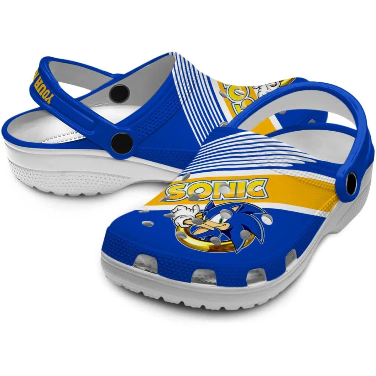 Personalized Sonic The Hedgehog Slippers Clogsband Clogs For Adults Lovers