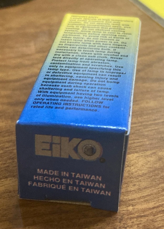 EiKO GTL-3 Germicidal UV Bulb -- 3W, T6, 10.5 volts, 0.3 A - Image 3 of 4