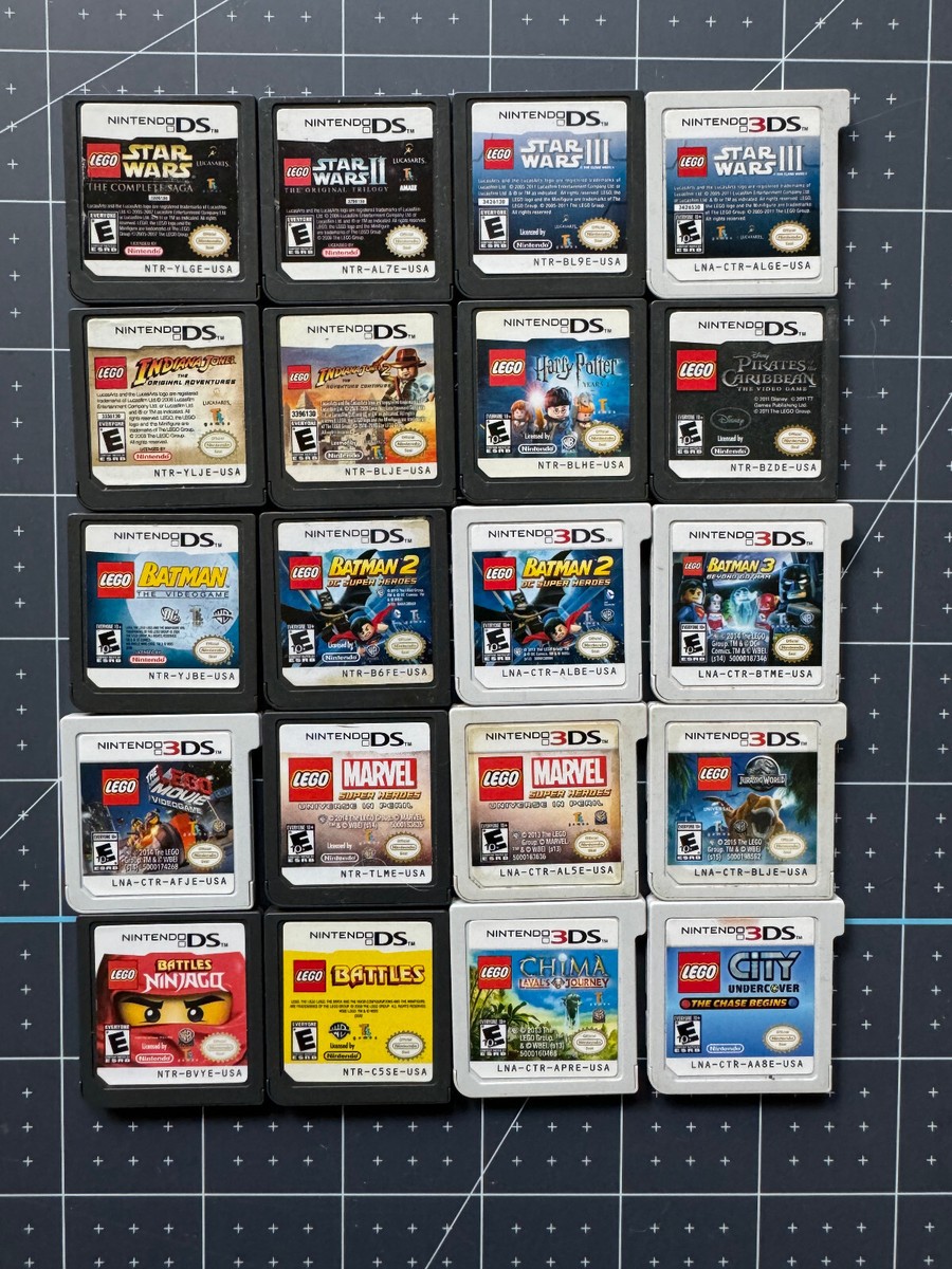Lego Nintendo DS 3DS Games Star Wars Batman BUILD YOUR LOT Pick
