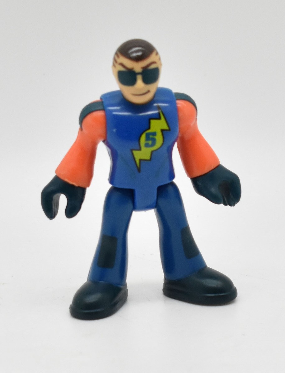 Imaginext Sky Racers Tornado Prop Pilot Loose Action Figure Fisher