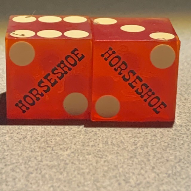 Horseshoe Casino Las Vegas Dice(RARE) and chips + Tunica MS chips eBay