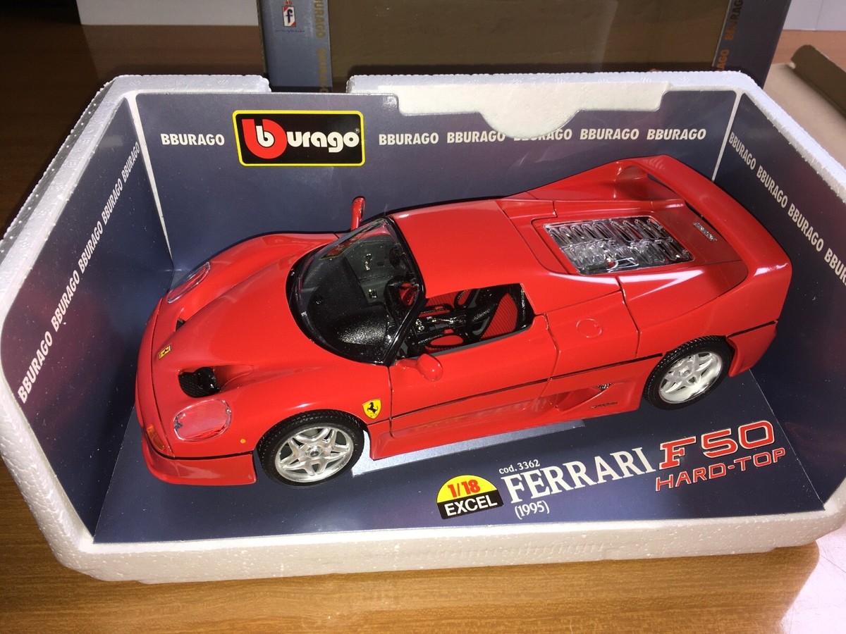 Bburago Modellino auto scala 1/18 cod. 3362 FERRARI F50 HARD TOP