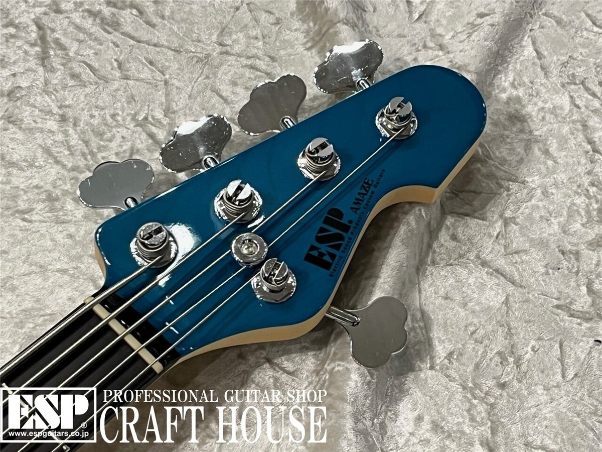 ベース ESP AMAZE CTM SL-5 faded Blue ESP AMAZE-CTM-SL5 FM/M Faded Blue｜ミュージックランドKEY