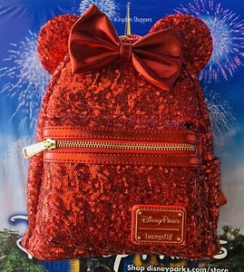 red disney backpack
