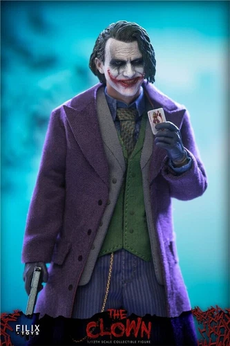 FILIX TOYS FX004 1/12 Joker Heath Ledger 6" Action Figure in stock - Picture 8 of 24