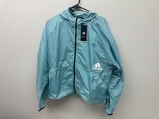 Womens Adidas Zoe Saldana Mint Hooded Windbre...