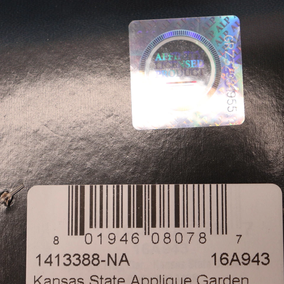 Evergreen Kansas State University Team Sports America Aplique Bandera 18"L x 12.5" Foto 2 de 4