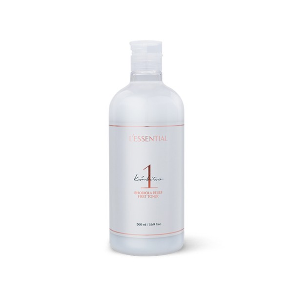 Primer tónico L'ESSENTIAL Rhodiola Relief 16,9/500 ml EWG grado verde K-Beauty