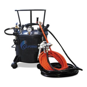 California Air Tools 5 Gal Pressure Pot w HVLP Spray Gun California Air Tools 5 Gal Pressure Pot w HVLP Spray Gun
