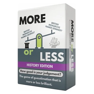 More or Less History Edition: How Good is Your Judgement? Brand New