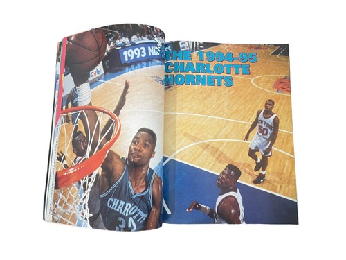 Charlotte Hornets Official Team Yearbook 1994-1995 VINTAGE 90’s NBA BASKETBALL - Picture 11 of 12