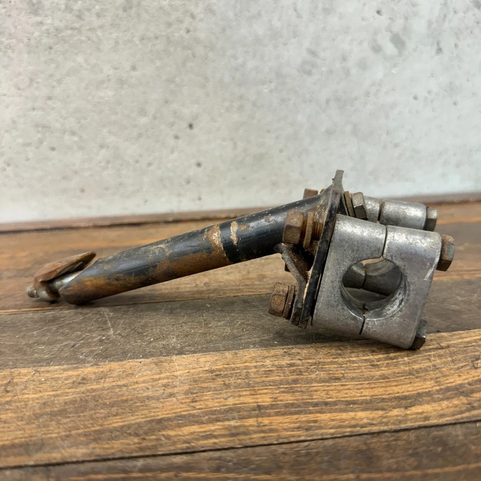 Double Clamp BMX Stem 1" Old School BMX OG 1970s 1980s Race Neck 4 Bolt 1 in - Image 2 of 4