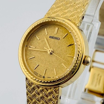 Excellent condition Rare Battery replaced SEIKO women s watch with original belt