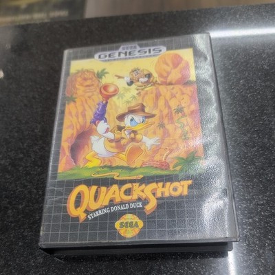 QuackShot Starring Donald Duck Sega Genesis in box