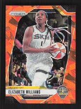 Elizabeth Williams 2024 Panini Prizm WNBA Ice Orange Prizms #24