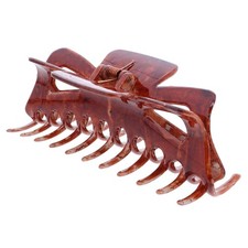 5.5 inch Jumbo Jaw Clip Extra Large Marbelized Hair Claw for Women Orange