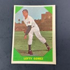 1960 Fleer Set-Break # 54 Lefty Gomez