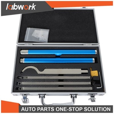 Labwork Carbide Lathe Tool Set Full Size Woodturning Tools 6 Pack 11'' With Case
