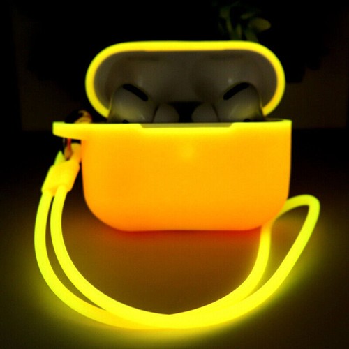 Custodia protettiva in silicone luminoso per Apple AirPods Pro 2a generazione 3 con cinturino - Foto 8 di 16