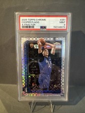 Topps Chrome Cooper Flagg (RC) X-Fractor #251 Mavericks 2025-26 PSA 9