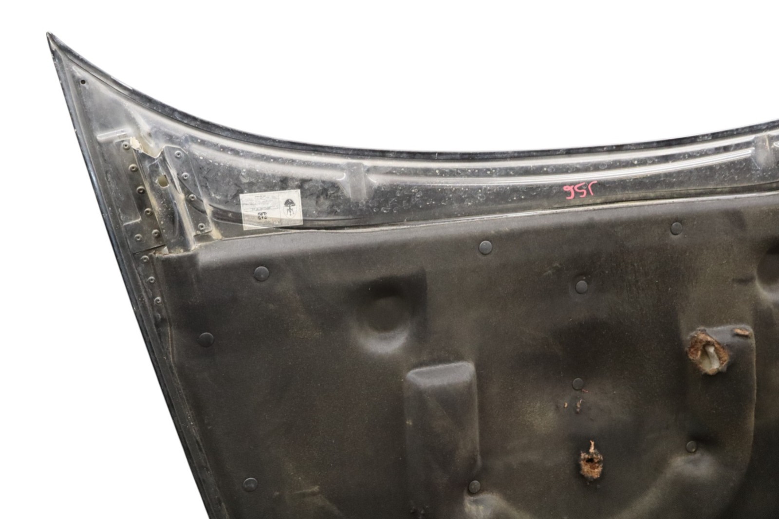 03-13 Maserati Quattroporte M139 Hood Bonnet Panel Assembly Black 67213600 Oem
